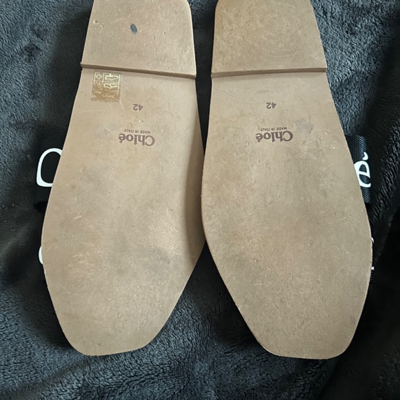 Chloé Logo Printed Slip-On Sandals - Picture 3 of 3